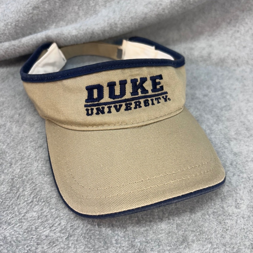 Duke University Embroidered Unisex Tan Duke Visor Adjustable OSFM
